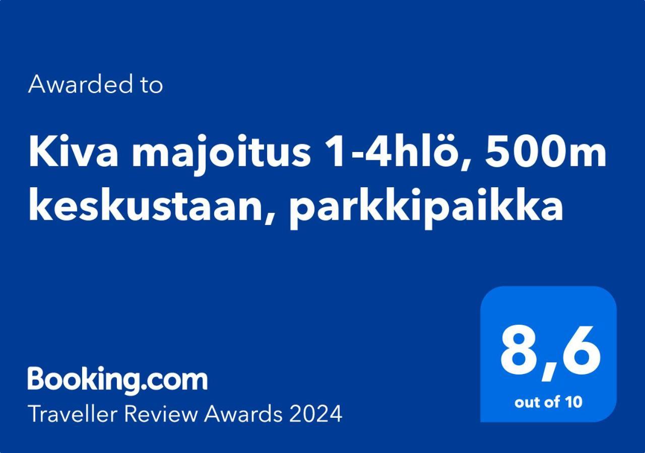 Kiva Majoitus 1-4Hloe, 500M Keskustaan, Parkkipaikka Leilighet Uleåborg  Eksteriør bilde